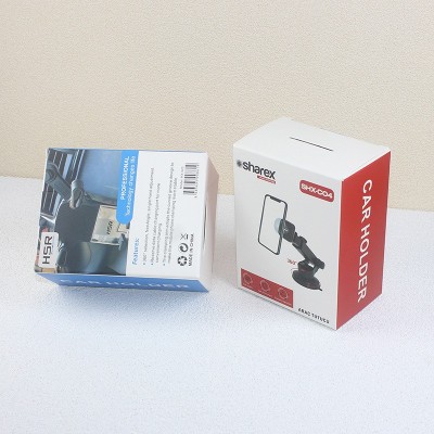 定制车载手机架彩盒重力手机支架纸盒无线充手机支架盒子包装盒图5