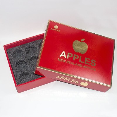 瓦楞天地盖手提礼盒苹果水蜜桃葡萄枇杷荔枝猕猴桃水果礼品箱定制图3