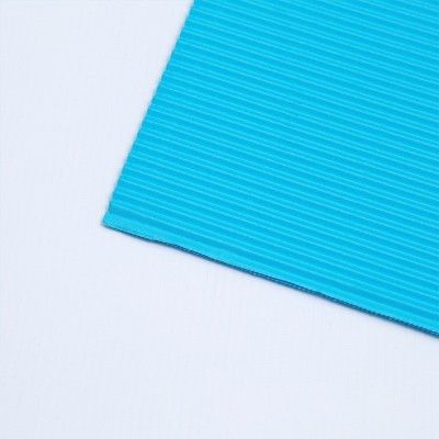 厂家直供彩色楞纸 彩虹色FSC加厚坑纸瓦楞纸 BC楞型手工瓦楞纸板图3