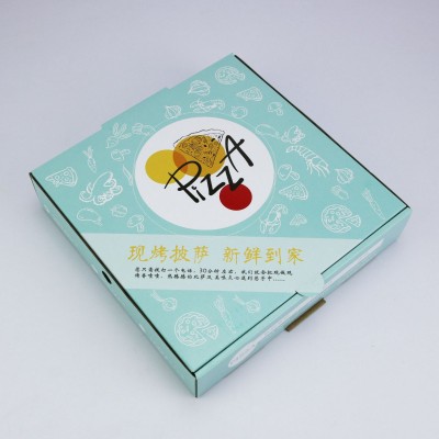 加厚瓦楞披萨包装盒定做 商用外卖打包8/9/10/12寸披萨盒批发定制图4