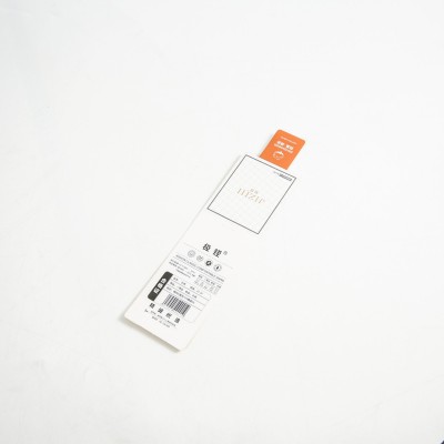 厂家生产 彩色袜标 袜卡包装吊卡 免挂钩白卡纸折叠吊牌挂钩袜卡图2