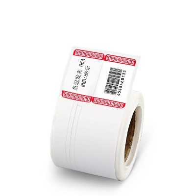 机打热敏珠宝首饰玉石眼镜吊牌 饰品价格标签贴纸 热敏珠 宝标签纸图5