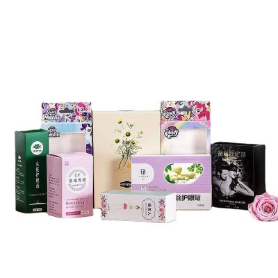 产品包装盒定 制金银卡白卡纸盒化妆品包装盒纸盒logo定 做印刷图4