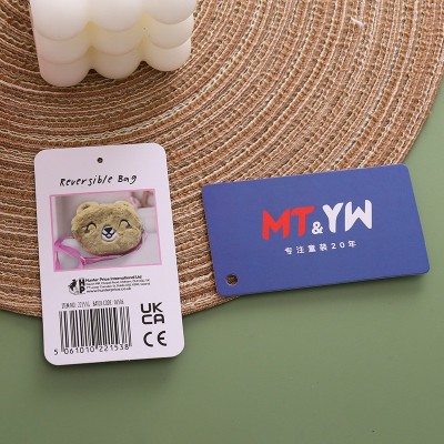 纸类标签价格牌 男女服装吊牌衣服商标通用加厚挂牌女装卡片设计图2