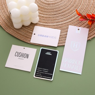 纸类标签价格牌 男女服装吊牌衣服商标通用加厚挂牌女装卡片设计图5