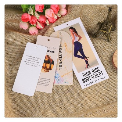 服装吊牌定做卡头对折纸卡发夹卡烫金吊牌各种工艺卡片免费设计图4