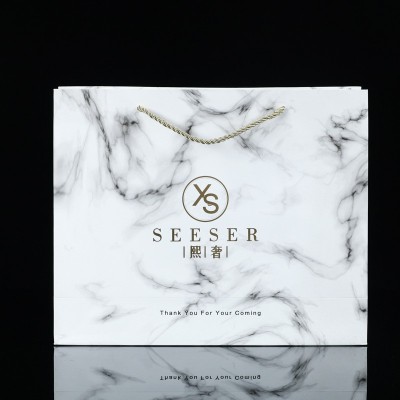 厂家直供礼品盒手提袋服装购物手提袋外卖广告包装袋免费设计包邮图2