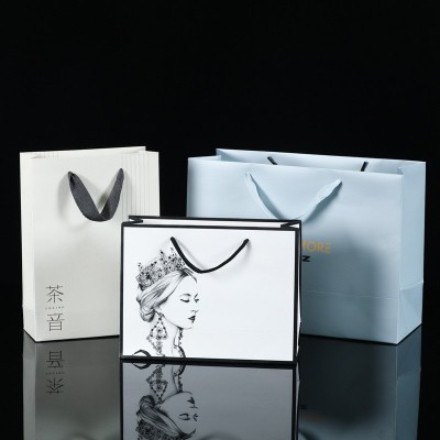 厂家直供礼品盒手提袋服装购物手提袋外卖广告包装袋免费设计包邮图3