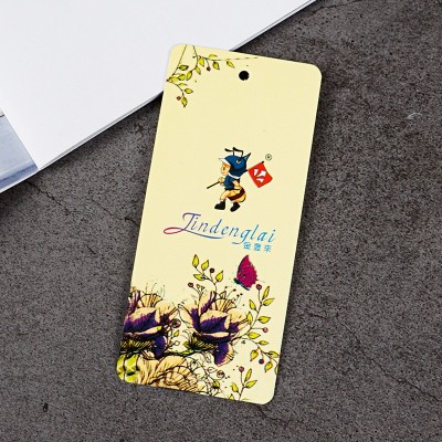 厂家定制儿童服装吊牌床上用品标签玩具类标签挂牌免费设计包邮图2