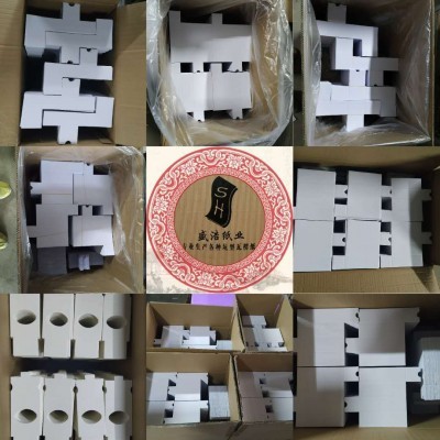 化妆品瓦楞纸坑纸内衬，彩色瓦楞纸内衬，坑纸板内衬定制加工批发图3