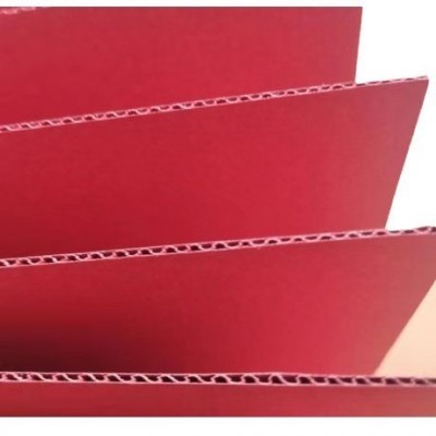 彩色瓦楞纸 白色坑纸 黑色纸板 红色坑纸板 牛皮纸板源头厂家图3