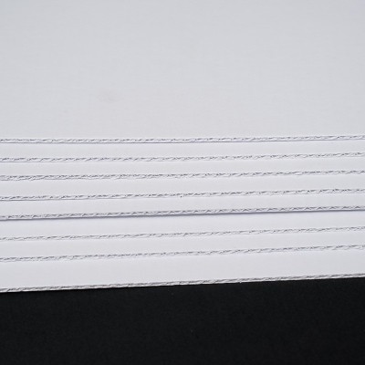 白色坑纸板化妆品内衬三层白色瓦楞纸黑色瓦楞纸彩色坑纸 厂家批发图2