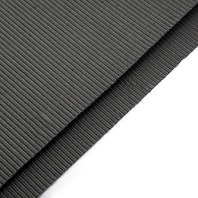 两层黑色见坑坑纸黑色瓦楞纸板白色e瓦楞纸批发食品医药包装