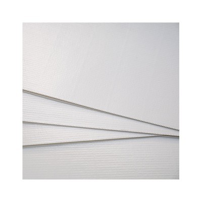 厂家供应白色覆膜瓦楞纸 板化妆品香水内衬平板坑纸瓦楞纸图3