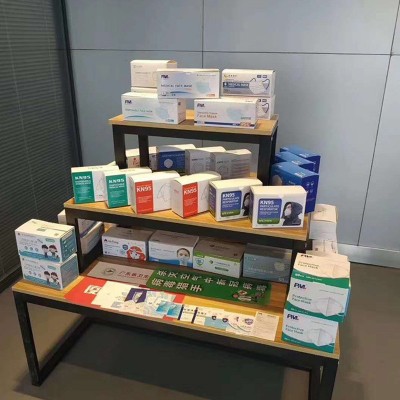 口罩盒包装印刷中英文版直接厂家KN95盒子民用说明书彩盒logo图2