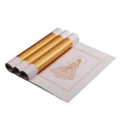 心经宣纸手抄方格泥金空白抄经般若波罗蜜多毛笔小楷书法作品用纸图4