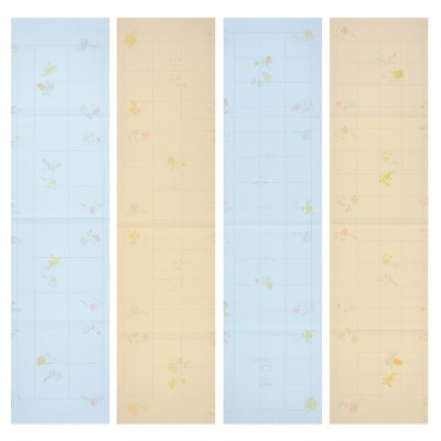 高档蜡染宣纸四尺对开20 56 28 40格宣纸批发作品书法专用方格图4