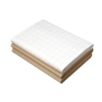 半生半熟方格子宣纸批发四尺对开四开仿古熟宣初学抄经小楷书法用图3