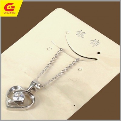 韩版耳环卡纸现货批发饰品纸卡项链耳钉卡LOGO印刷首饰卡纸图3