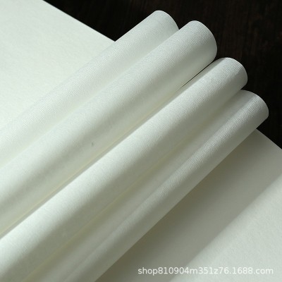 加厚四尺宣纸书法国画初学者练习毛笔字生宣纸四开半生半 熟纸批发图2