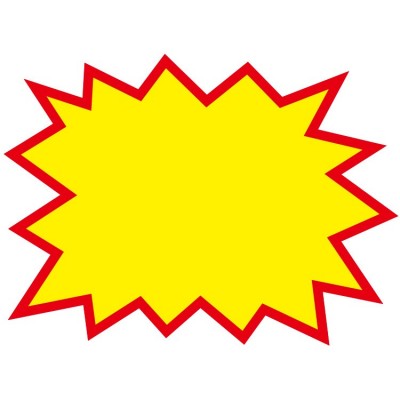 大号POP广告纸爆炸贴商品标价牌价格标签水果促销牌21X 15CM现货图2