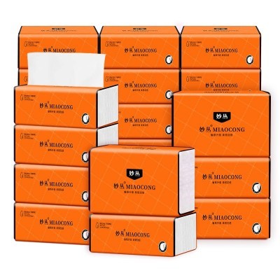 抖音同款20大包整箱抽纸木浆卫生纸加厚擦手纸面巾纸批发家用纸巾图4