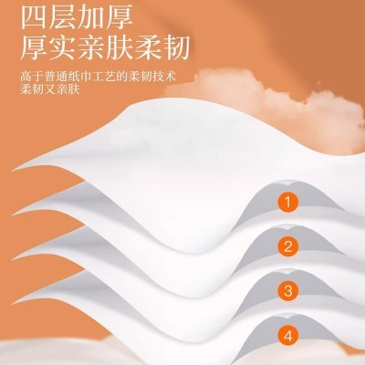 1600张挂式抽纸6提整箱家用纸巾大包厕纸擦手纸原木加厚卫生纸抽图4