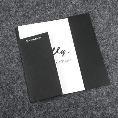 邀请函纸卡定 制明信片服装吊牌卡头卡背对折卡纸印刷小批量定 制