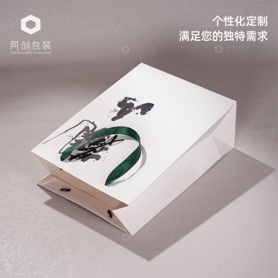 节日礼品袋高端简约风礼盒手提袋定制企业采购定做纸袋厂家直供图3