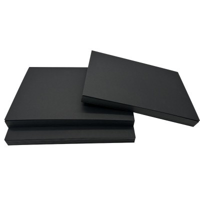 工厂批发A4双面透心黑卡纸120g-500g黑纸板相册画画卡纸图5