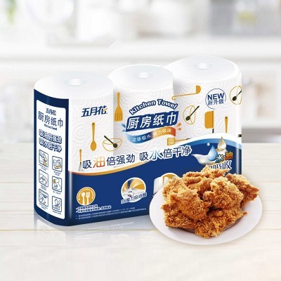 五月花厨房纸120节*3卷