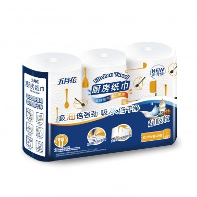 五月花厨房纸120节*3卷图3