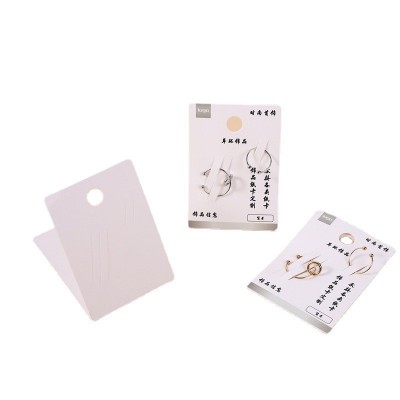 定制纸卡服装吊牌袜标商标纸类标签挂牌牛皮纸黑卡牌饰品吊卡定做图4