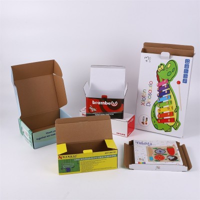 包装盒定制瓦楞盒飞机盒白卡盒折叠盒包装纸盒天地盖化妆品盒定做图3