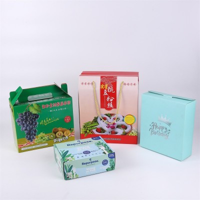 包装盒定制瓦楞盒飞机盒白卡盒折叠盒包装纸盒天地盖化妆品盒定做图5