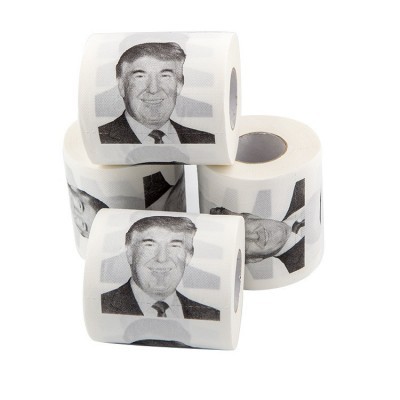 厂家直销跨境电商搞怪创意印花卫生卷筒纸印头像纸巾图2