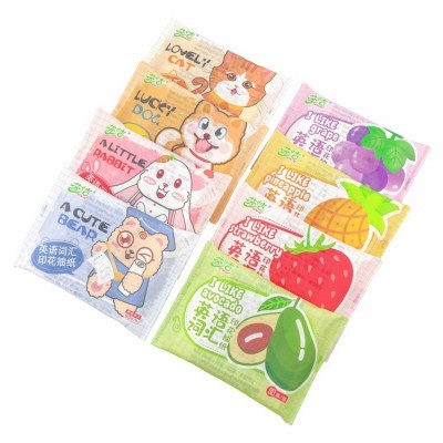 古诗词学霸纸巾便携式创意印花小包抽纸厂家批发环保餐巾纸图3