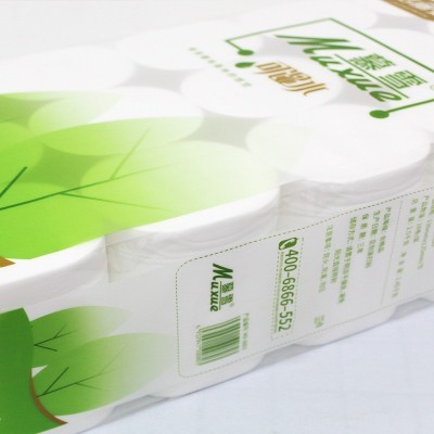 洁丽曼五斤18卷可湿水卷纸厕纸实心卷纸实惠装卫生纸家用大卷批发图2