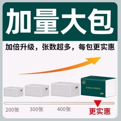 【460张】纸巾抽纸大包批发整箱家用超划算五层纸抽面巾纸餐巾纸图3