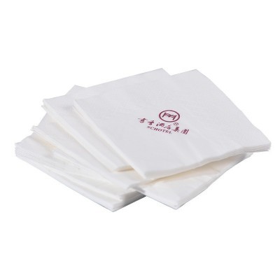 餐饮外卖纸巾可印logo酒店方巾奶茶店纸巾西餐230纸巾图2