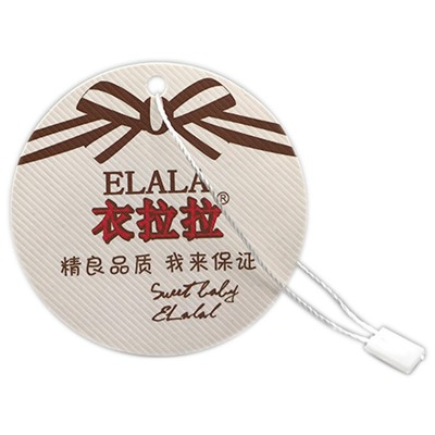 批发服装吊牌标签商标纸卡可定女装男装童装内衣标签衣服吊 卡可定图4