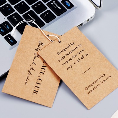 厂家定制牛皮纸吊牌 家居箱包服装吊牌定制多种工艺印刷 吊牌定做图2