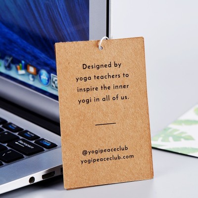 厂家定制牛皮纸吊牌 家居箱包服装吊牌定制多种工艺印刷 吊牌定做图5