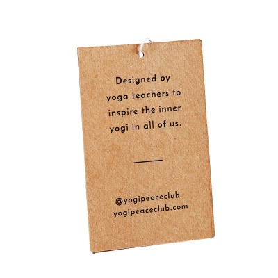 厂家定制牛皮纸吊牌 家居箱包服装吊牌定制多种工艺印刷 吊牌定做图3