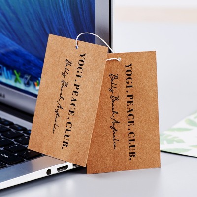 厂家定制牛皮纸吊牌 家居箱包服装吊牌定制多种工艺印刷 吊牌定做