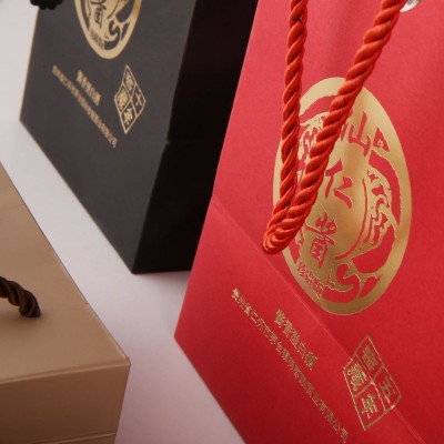 厂家白卡纸袋定制时尚简约礼品手提袋包装袋订广告纸袋定做印logo图4