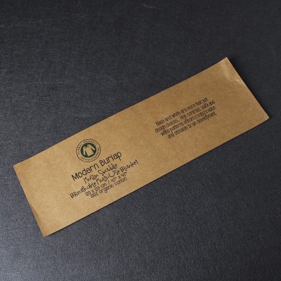 厂家牛皮纸腰封 毛巾腰封内裤腰条 软材料腰封包装纸可印 logo