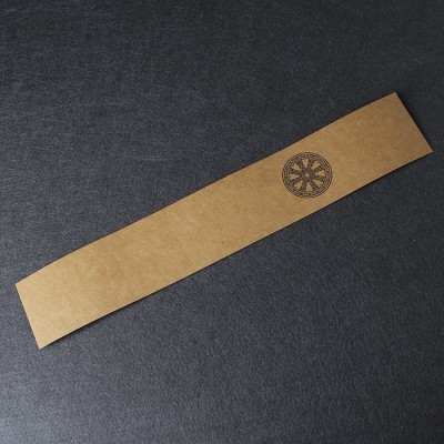 厂家牛皮纸腰封 毛巾腰封内裤腰条 软材料腰封包装纸可印 logo图4