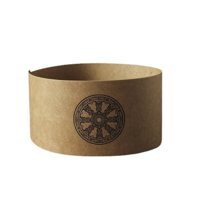 厂家牛皮纸腰封 毛巾腰封内裤腰条 软材料腰封包装纸可印 logo图3