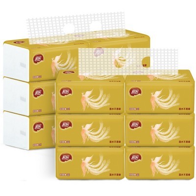 抽纸批发一提6包家用实惠装纸巾原木金装面巾纸商用礼品卫生纸抽图5